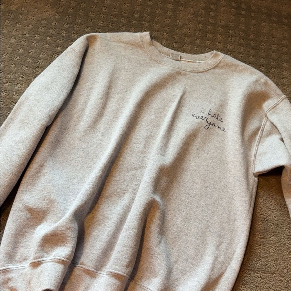 Gray Crewneck Sweater